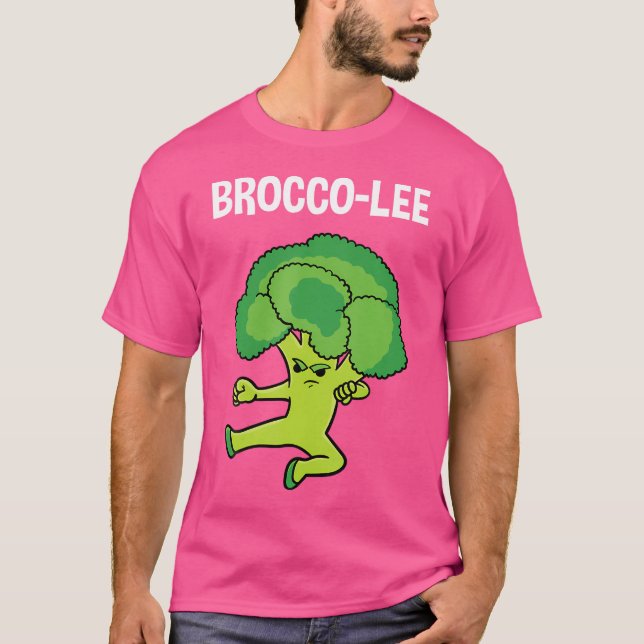 Broccoli Brocco-Lee Kung Fu Mixed Martial Arts für T-Shirt (Vorderseite)