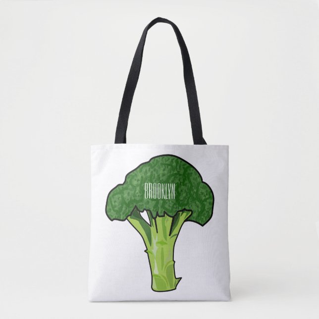 Broccoli Cartoon Illustration (Vorderseite)
