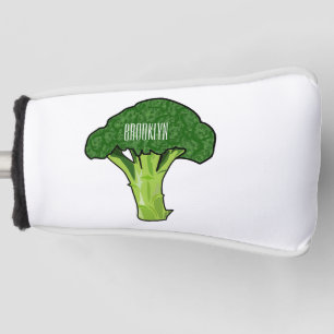 Broccoli Cartoon Illustration Golf Headcover
