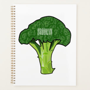Broccoli Cartoon Illustration Planer