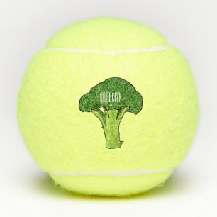 Broccoli Cartoon Illustration Tennisbälle