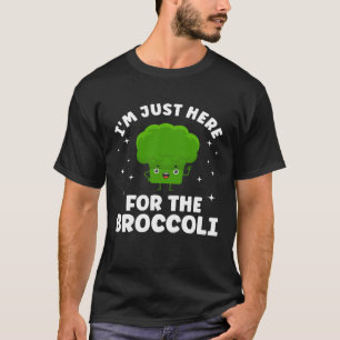 Broccoli Gemüse Gemüse Broccoli Vegane Lebensmitte T-Shirt