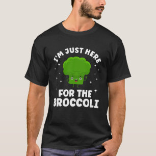 Broccoli Gemüse Gemüse Broccoli Vegane Lebensmitte T-Shirt