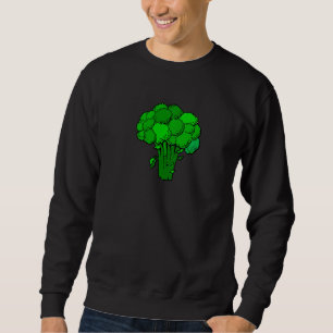 Broccoli Gemüse pflanzlicher Feinschmecker Broccol Sweatshirt