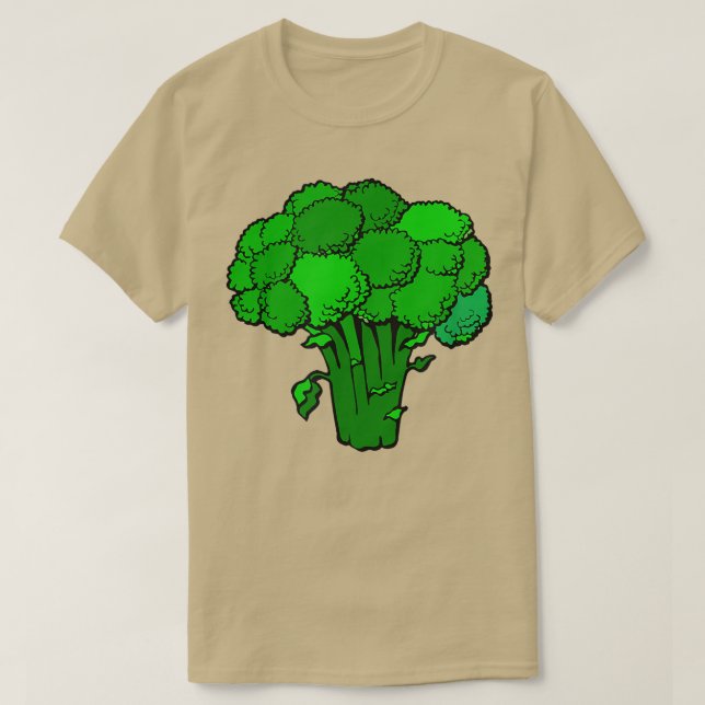 Broccoli Gemüses Gemüse Feinschmecker Broccoli Lie T-Shirt (Design vorne)
