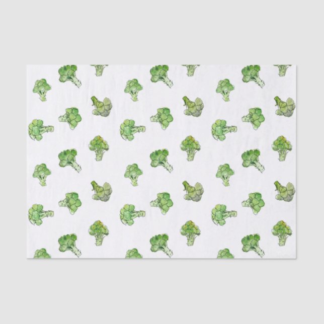 Broccoli - Geschirmt - offen Seidenpapier (Vorderseite)
