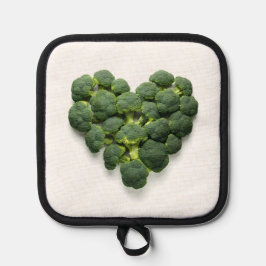 Broccoli Heart Topflappen