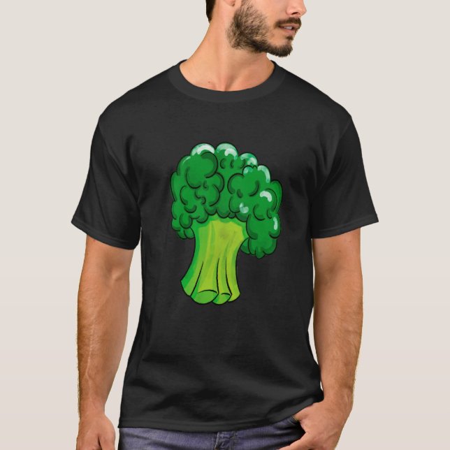 Broccoli Is Life Fun Graphic Vegetable  1 T-Shirt (Vorderseite)