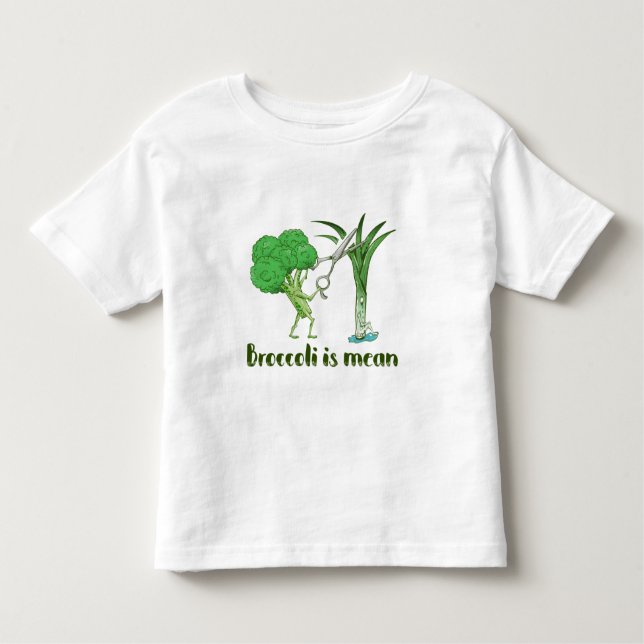Broccoli ist gemein kleinkind t-shirt (Vorderseite)