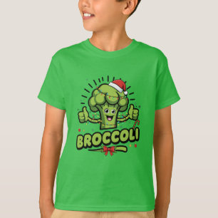 Broccoli Kids Christmas Funny Broccoli Kleinkind T-Shirt