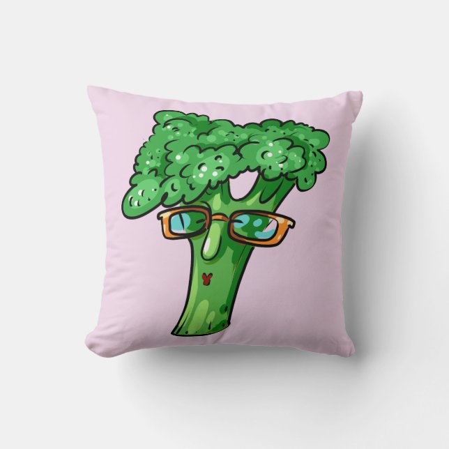 Broccoli Kissen (Vorderseite)