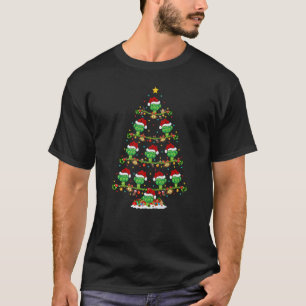 Broccoli Lights Xmas Santa Broccoli Weihnachten T-Shirt
