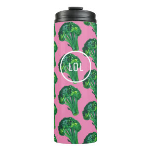 Broccoli Lovers Veggies Painting CUSTOM Thermosbecher