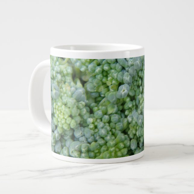 Broccoli Macro Tasse (Vorderseite Links)