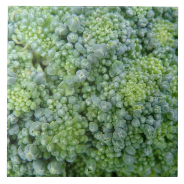 Broccoli Macro Tile Fliese (Vorderseite)