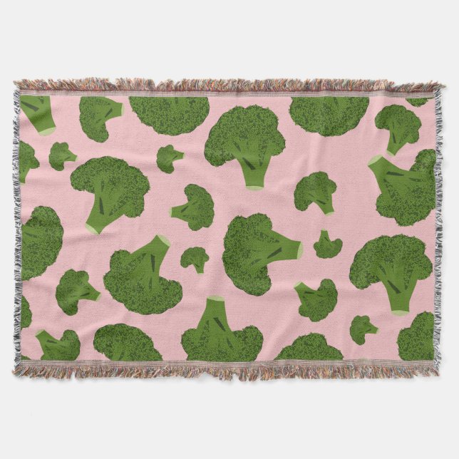 Broccoli Pattern Decke (Vorderseite)