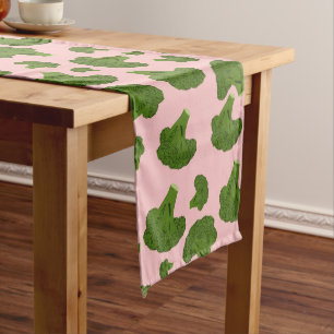 Broccoli Pattern Großer Tischläufer