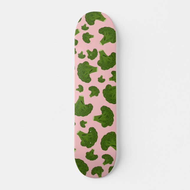Broccoli Pattern Skateboard (Vorne)