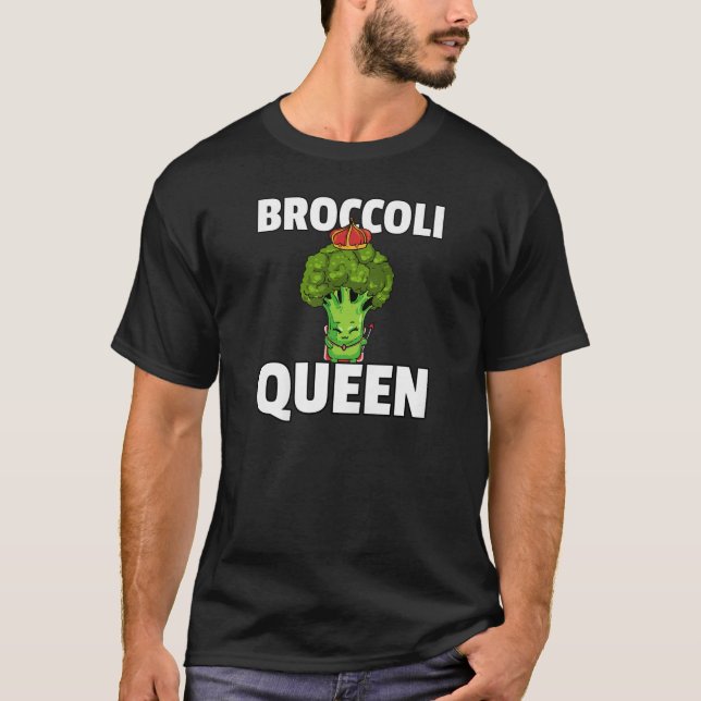 Broccoli Queen Gift für eine Gemüsepflanze T-Shirt (Vorderseite)
