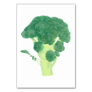 Broccoli Reading Flashcards für Erwachsene Tischnummer
