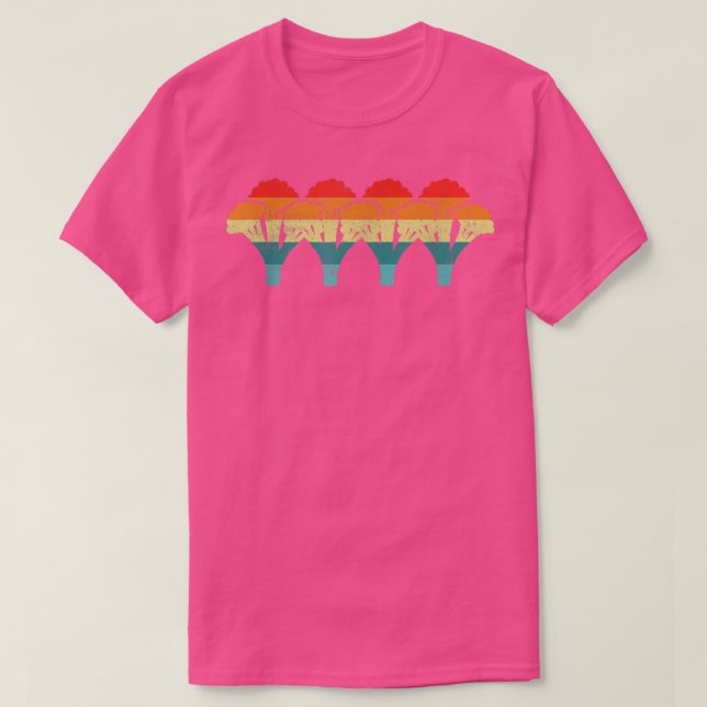 Broccoli Retro T-Shirt (Design vorne)