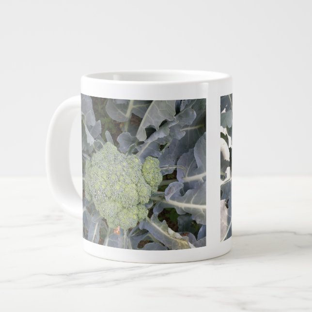 Broccoli-Tasse Jumbo-Tasse (Vorderseite Links)
