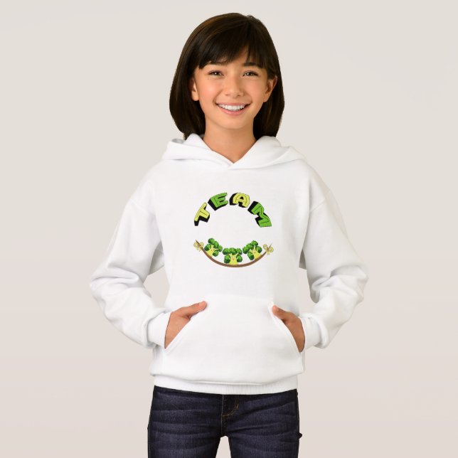 Broccoli-Team Hoodie (Vorne ganz)