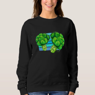 Broccoli Vintag Sunset - Broccoli Sweatshirt