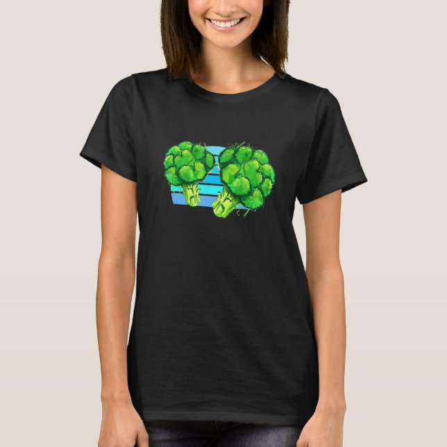 Broccoli Vintag Sunset - Broccoli T-Shirt (Vorderseite)