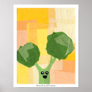Broccoli von Jill Connor Poster