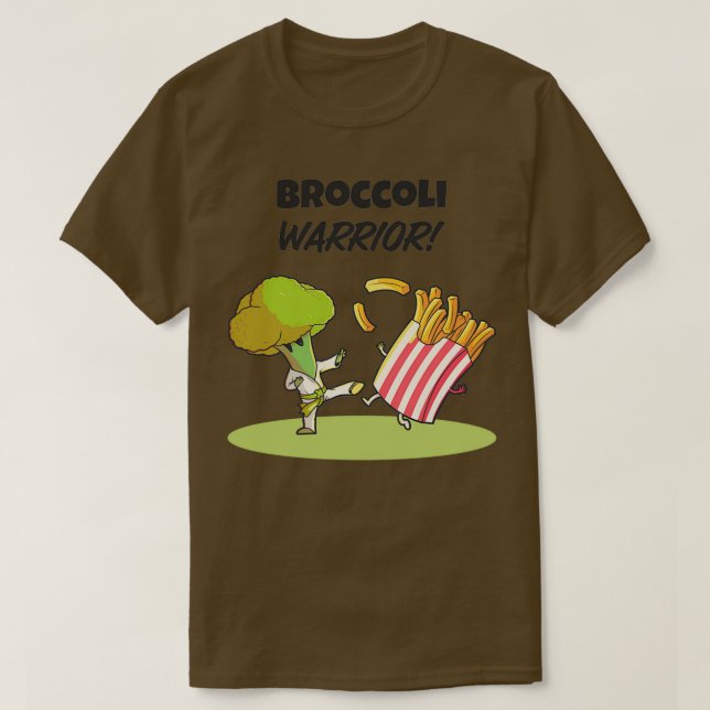 Broccoli Warrior T-Shirt (Design vorne)