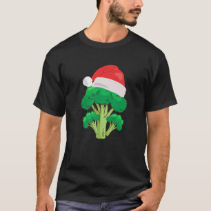 Broccoli Weihnachtsmannmütze Weihnachten Apparel V T-Shirt