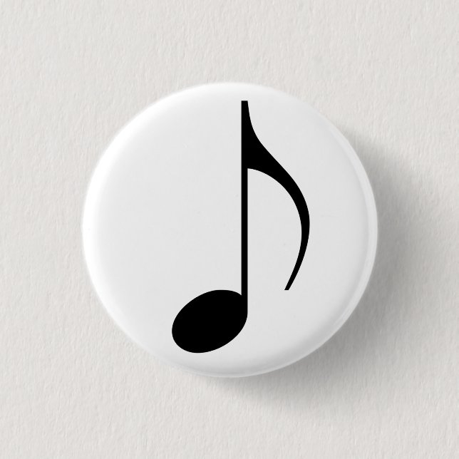 Broche (Botton) Colcheia Preta Button (Vorderseite)