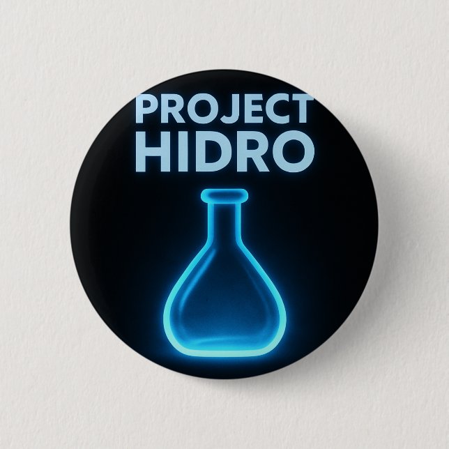 Broche Project Hidro Button (Vorderseite)
