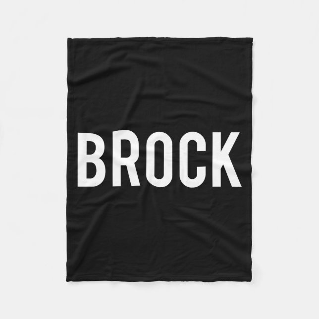 Brock - Cool New Funny Name Fan Gift Tee  Fleecedecke (Vorderseite)
