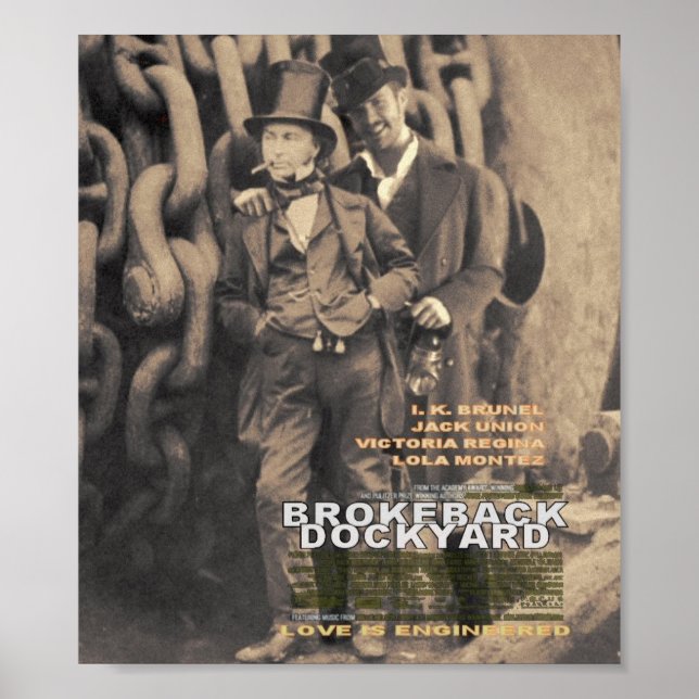 BROCKBACK DOCKYARD POSTER (Vorne)