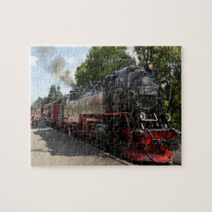 Brockenbahn Brocken Eisenbahn-Foto Puzzle