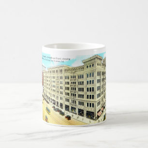 Brockman Gebäude, Los Angeles 1916 Vintag Tasse