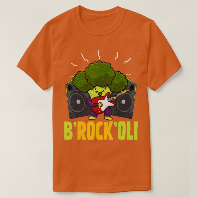 BRockOli Broccoli Vegan Pun Vegetarian Gemüse V T-Shirt (Design vorne)