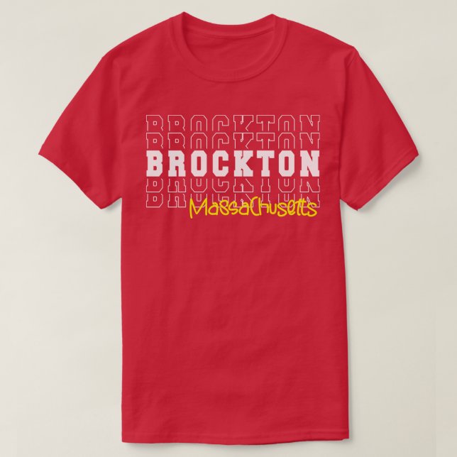 Brockton city Massachusetts Brockton MA T-Shirt (Design vorne)
