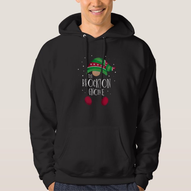 Brockton Gnome Family Matching Christmas Pajamas   Hoodie (Vorderseite)