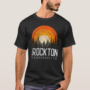 Brockton Massachusetts MA Vintag 80er 90s Retro T-Shirt