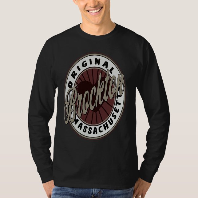 Brockton Travel Souvenir To Massachusetts T-Shirt (Vorderseite)
