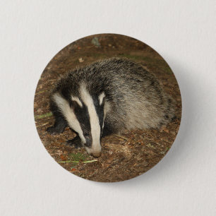 Brockwatch Dachs-Abzeichen Button