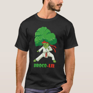 Broco Lee Vegetarischer Brokkoli Karate T-Shirt