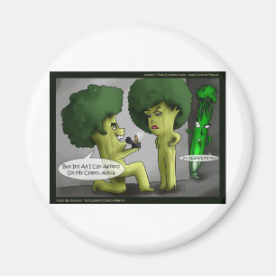 Brocolli Bride Funny Cards T-Shirts Tasse und Gesc Magnet