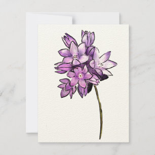 Brodiaea-Blume Karte