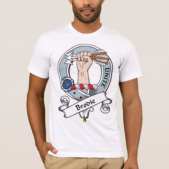 Brodie Clan-Abzeichen T-Shirt (Vorderseite)