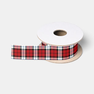 Brodie Clan kleiden Tartan-rotes schottisches Satinband