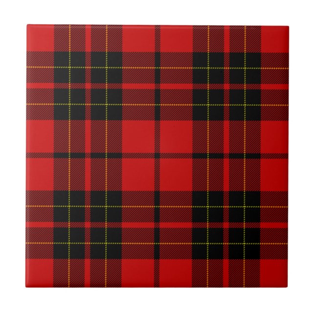 Brodie Clan Tartan kariert Fliese (Vorderseite)